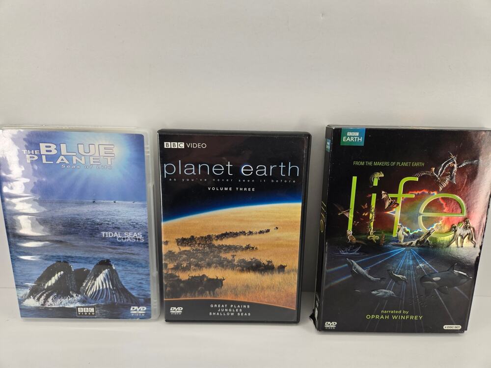 BBC DVD Lot Planet Earth Life Blue Planet Documentary Collection